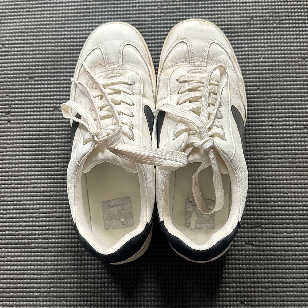Dolce Vita White & Black Sneakers